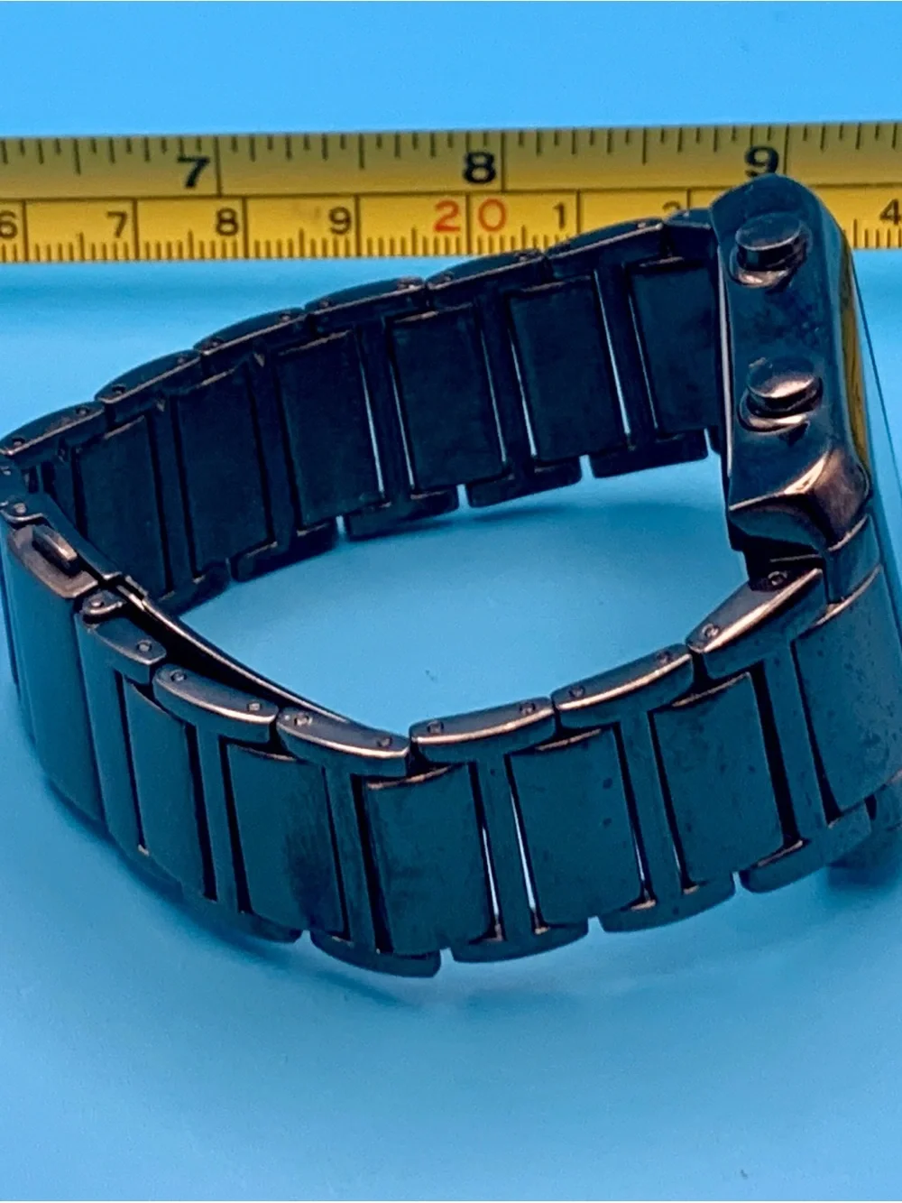 Men’s Digital Tank Wristwatch Chrono Day Date Backlight Alarm Dual Time Working